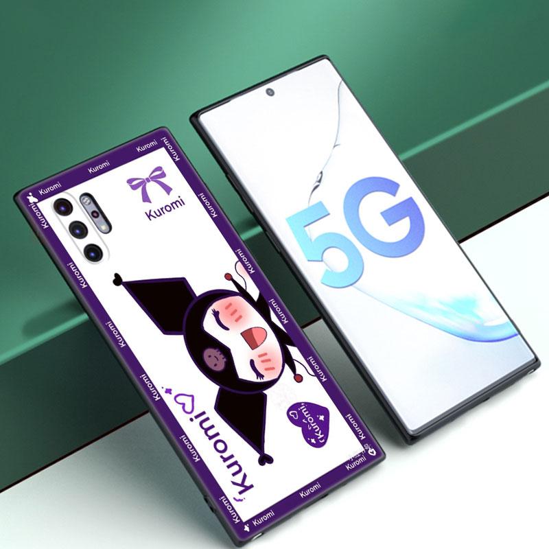 Чехол для телефона Kuromi Melody для Samsung Note 10 Lite 20 Ultra M04 M13 M32 4G M14 M33 M34 M42 M52 M53 M54 M55 5G M11 M12 M21 M31 M51