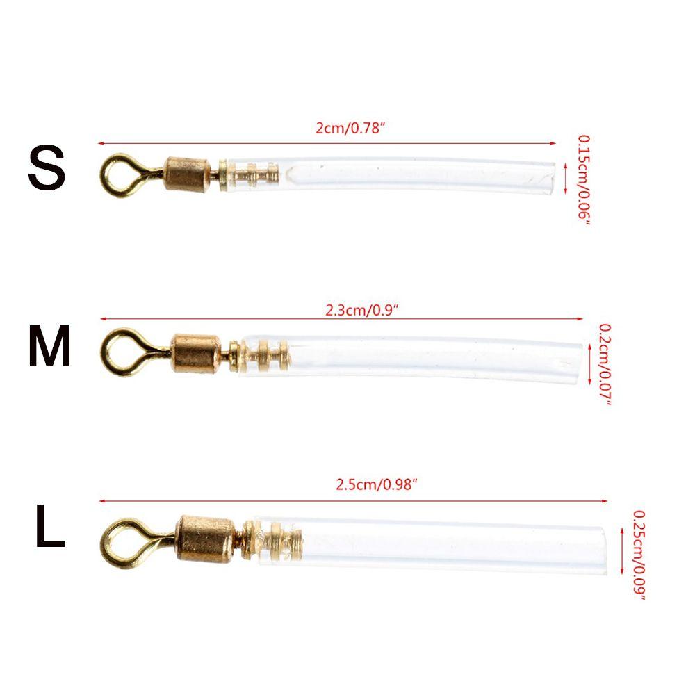 50 шт. Высококачественный силикон 3 размера Боббер Медная рыболовная снасть Поплавки для ловли в дрейф Блокировка вращения