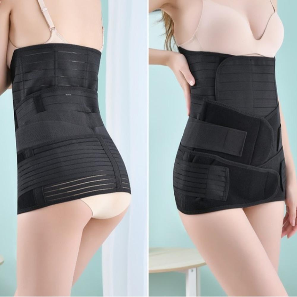 3pcs Corset Postpartum Belly Belt Breathable Pelvis Belt Wrap 3pcs Pelvic Repair Belt Women