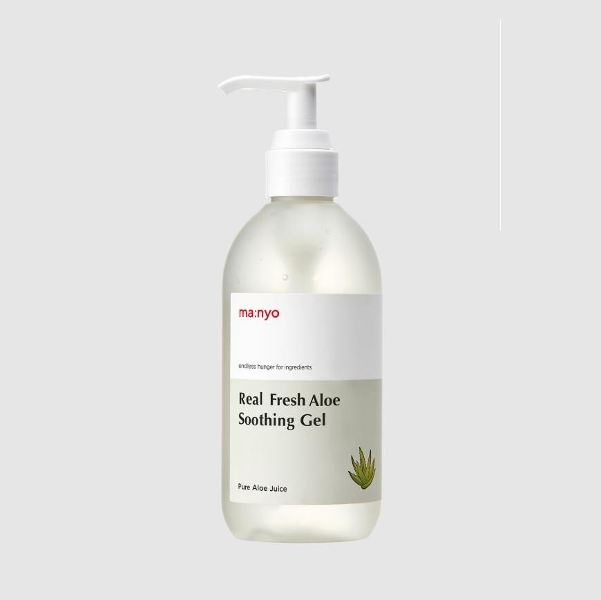 Manyo Гель для лица и тела с алоэ вера Fresh Aloe Vera Juice Успокаивающий и увлажняющий гель 300 мл