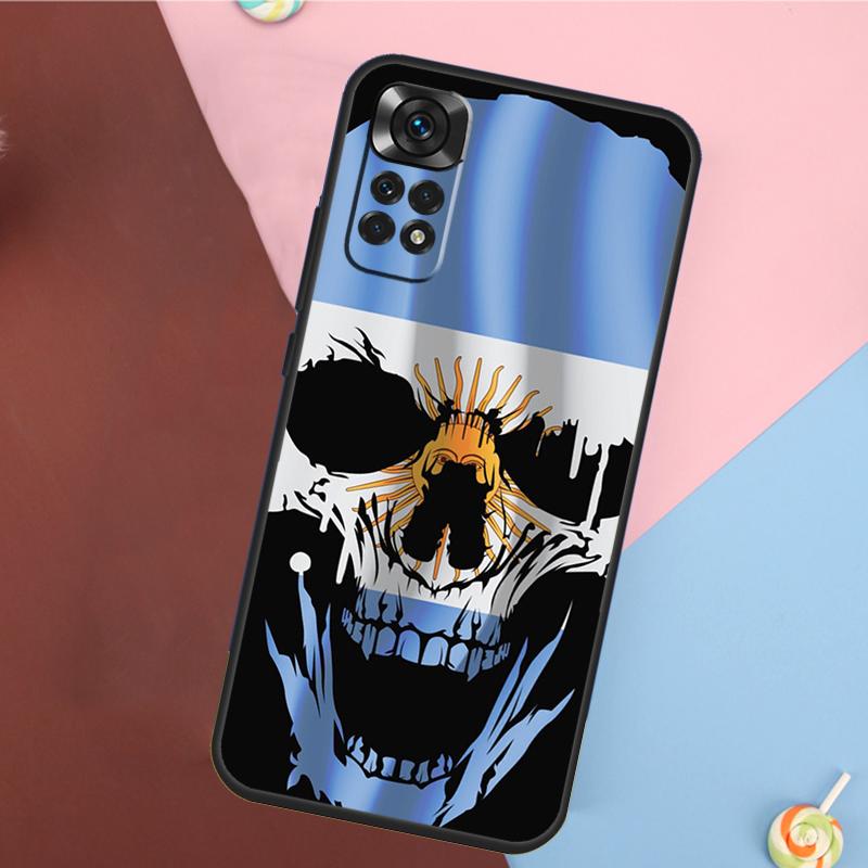 Чехол Аргентинский Флаг для Xiaomi Redmi Note 13 Pro 14 12 11 9 10 9S 10S 11S 12S Redmi 14C 10C 12C 13C