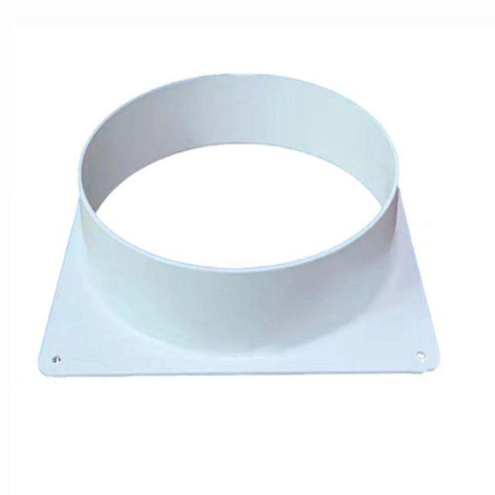 1Pcs Flange Air Vent Duct Connector Straight Ventilation Pipe Durable Air Outlet Adapter