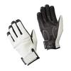 Yamaha Motor YL4005 Cyber Leather Double (Yamaha) Gloves, Ivory, Large, 90792-G105L