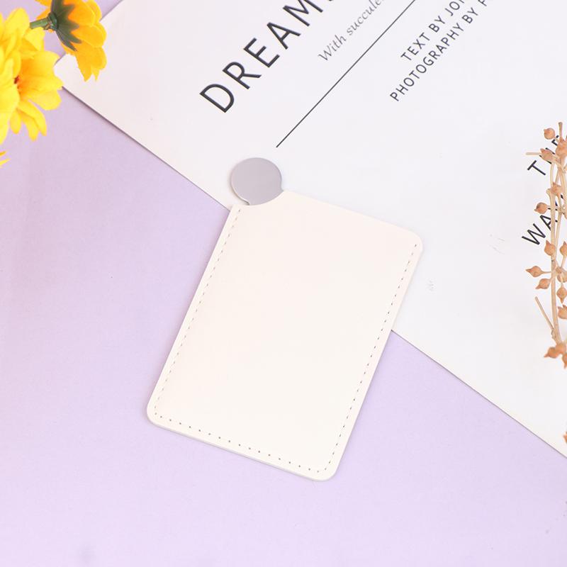 Portable Mini Stainless Steel Unbreakable Makeup Pocket Mirror Cosmetic Mirror