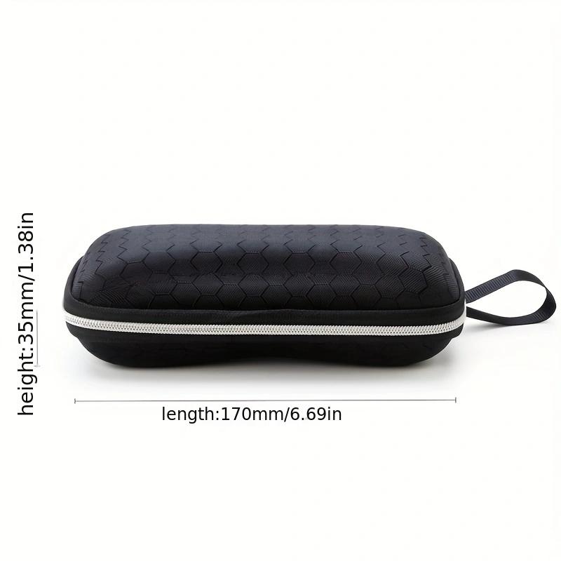 Модный футляр для очков на молнии, жесткий футляр для очков, портативная прямоугольная коробка, аксессуары для очков