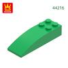 Нетоксичный 34 шт./лот №44126 Изогнутый 6 x 2 Блок Moc Цветные Аксессуары Совместимые с Изогнутым Кирпичом DIY Игрушки Для Головоломки Мозга из Частиц
