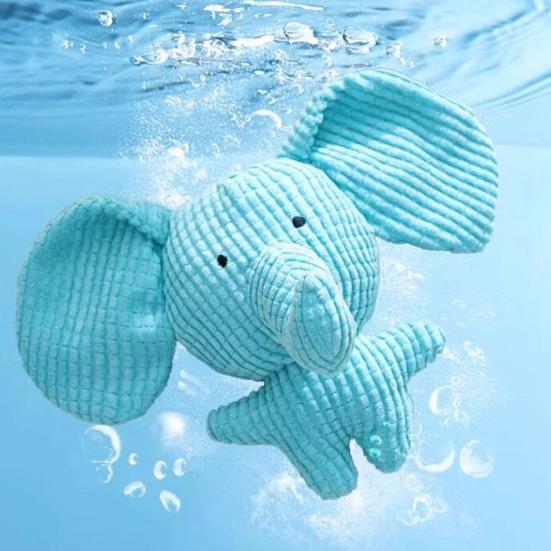 Интерактивная плюшевая игрушка для собаки Неубиваемый набивной слон Пищащая дикая гусь Игрушка для прорезывания зубов щенка для агрессивных грызунов Снятие стресса и тревоги