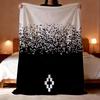 Trend Brand M-Marcelo Burlon Throw Lightweight 240g Flannel Blanket Soft Skin-friendly for Summer Cooling