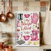 21x14cm Cartoon Recipe Notebook Durable And Fun Design Suitable For Cooking Lovers