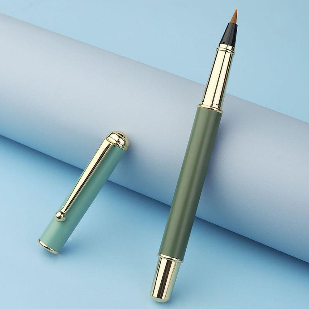 Soft Head Soft Weasel Hair Fountain Pen Calligraphy Brushes Small Regular Script Brush Ink Pen