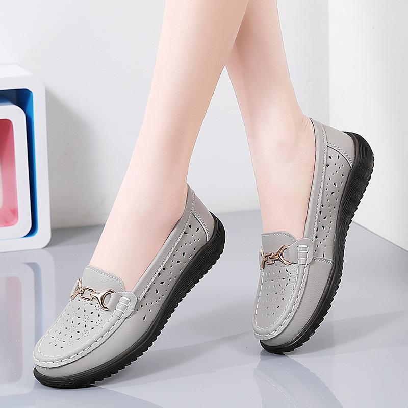 Женские пенни-лоферы из искусственной кожи, классические мокасины, повседневные, удобные, легкие, прогулочные туфли на плоской подошве, для вождения, женские туфли-лоферы