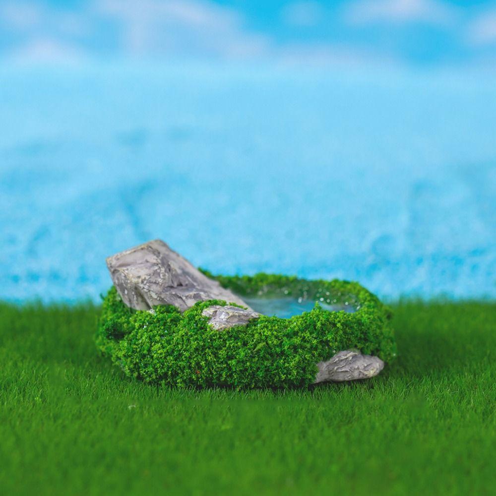 Resin Mini Mountain Statue Simulation Waterfall Rocks Imitation Fake Mountain Fish Tank
