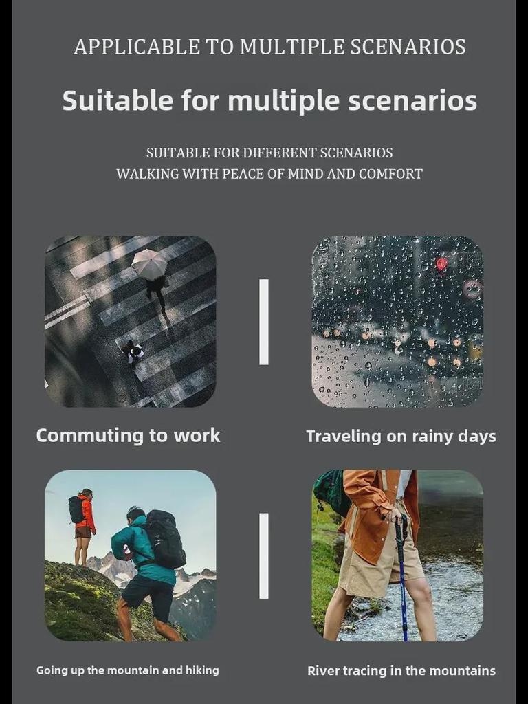 Women's Mid-Tube Lightweight Waterproof Rain Boots - European & American Fashion