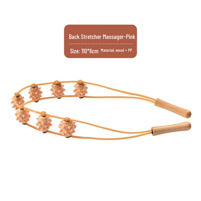 Ручной роликовый массажер для спины и плеч