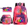 Rhythm Box Peripheral Elementary School Bag Starry Sky Backpack Three-piece Set