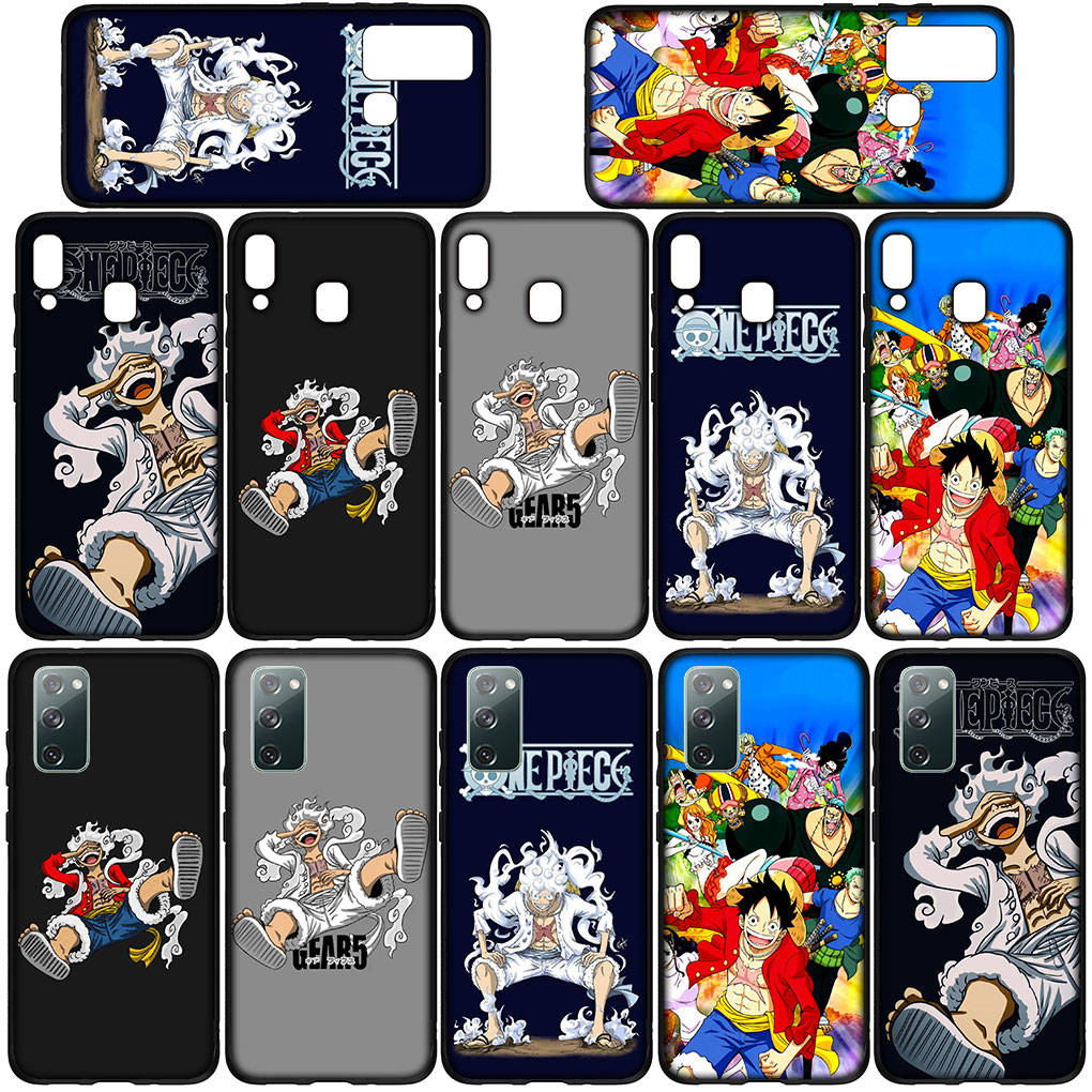 Чехол для iPhone 16 15 Xiaomi Redmi Note 14 13 12 11 Pro Max 16e Samsung Galaxy S25 S24 S23 Moto OPPO Huawei Комиксы Пятая передача Ван Пис Луффи Чехол для телефона