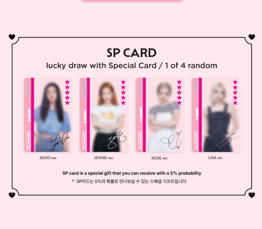 BLACKPINK THE GAME Коллекция фотокарточек – МИНИАТЮРНЫЙ МИР [Предзаказ + Бонус в виде внутриигрового купона]