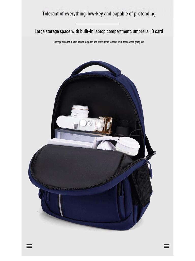 Мужской рюкзак большой вместимости для пересечения границ, деловых и туристических поездок для студентов