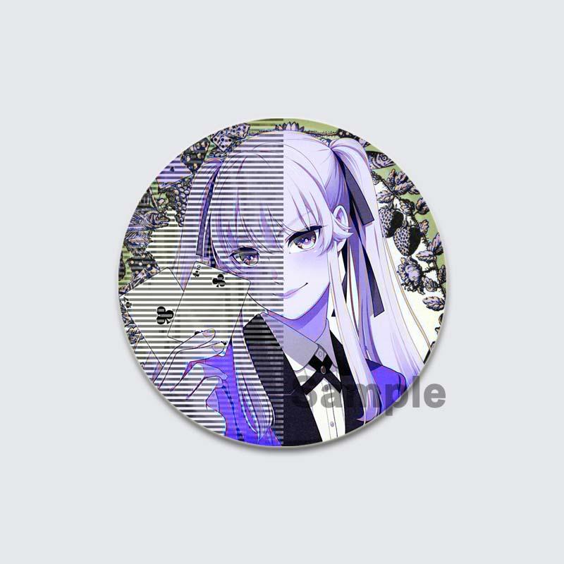 32/44/58 мм аниме Kakegurui Брошь ручной работы булавка мультяшная фигурка Юмэко Джабами значок мультяшный косплей значок для рюкзака Декор ювелирные изделия подарки