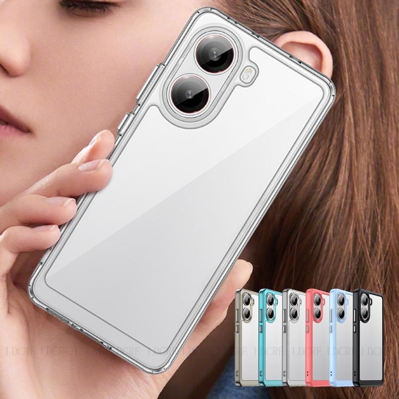 For Cover Poco X7 Pro Case Xiaomi Poco X7 X 7 Capa Shockproof Bumper Back Hard Clear Transparent Colour Fundas Poco Poco X7 Pro