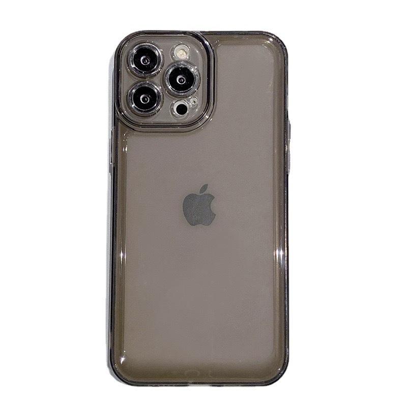 Прозрачный и Пустой Чехол Apple 15/13/14 Чехол для Телефона 12promax Черный Прозрачный Защитный Чехол X Силиконовый Мягкий Чехол 15pro
