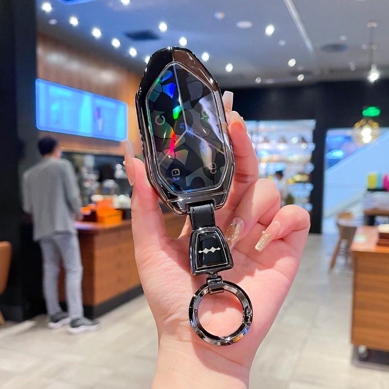 Чехол для ключа и металлический брелок для BYD Formula Leopard 3, 5 и 8