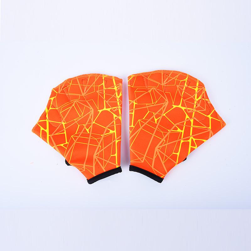 Неопреновые тисненые плавательные перчатки с ластами-перепонками для дайвинга и гребли