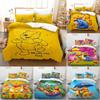 Pooh Bear Children Bedding Set With Active Dyeing For Toddler Bed Decor