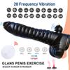 Новый беспроводной 20-скоростной вибрирующий массажер для увеличения пениса, тренажер для мужской задержки эякуляции, секс-игрушки для пары, флирт, игры для взрослых