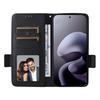 Wallet Case for Moto G67 5G - Leather/PU, Black, With Lanyard