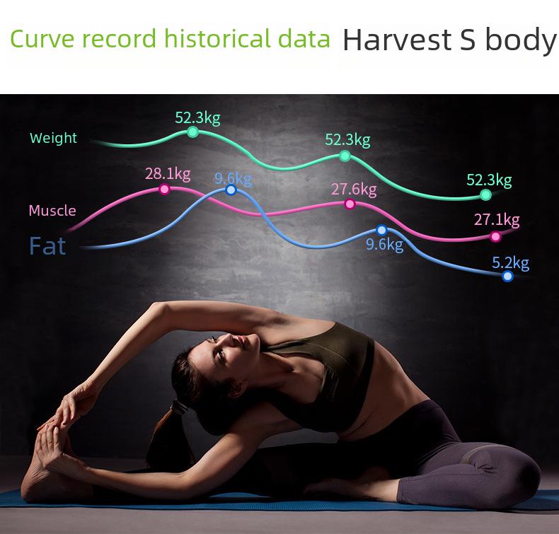 Bluetooth Smart Body Fat & Weight Weight Весы для домашнего использования