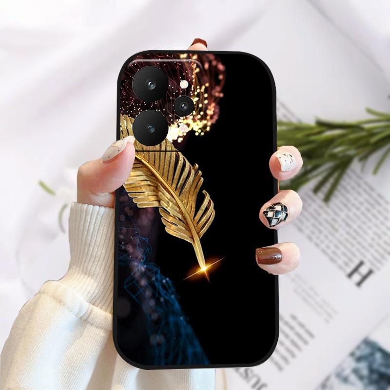 Чехол для Realme 15 15Pro 5G Стильный чехол с принтом на задней панели Для Realme15 15 Pro Мягкий ТПУ Силиконовый Funda Capa RMX5101 RMX5106 Бампер