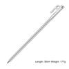 4 Packs Of Stainless Steel 420 Outdoor Tomb Tent Ground Nails Camping Ground Nails Anti Falling Tent Nails