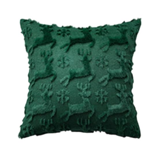 Рождественская наволочка для декоративной подушки, наволочки с рождественской елкой, мягкие плюшевые наволочки с потайной молнией, зимний домашний декор