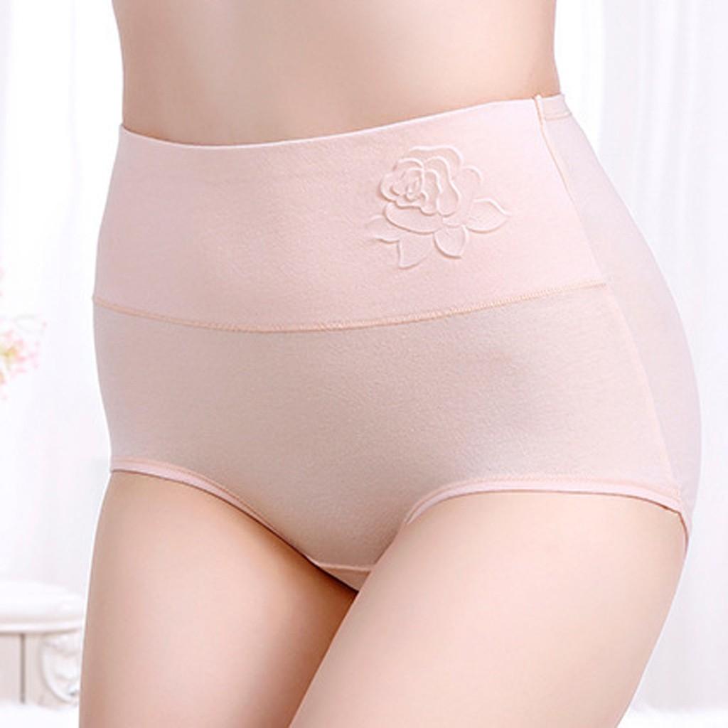 Sexy Fashion Women Slim Underwear High Waist Printed Underpants Ladies Pants