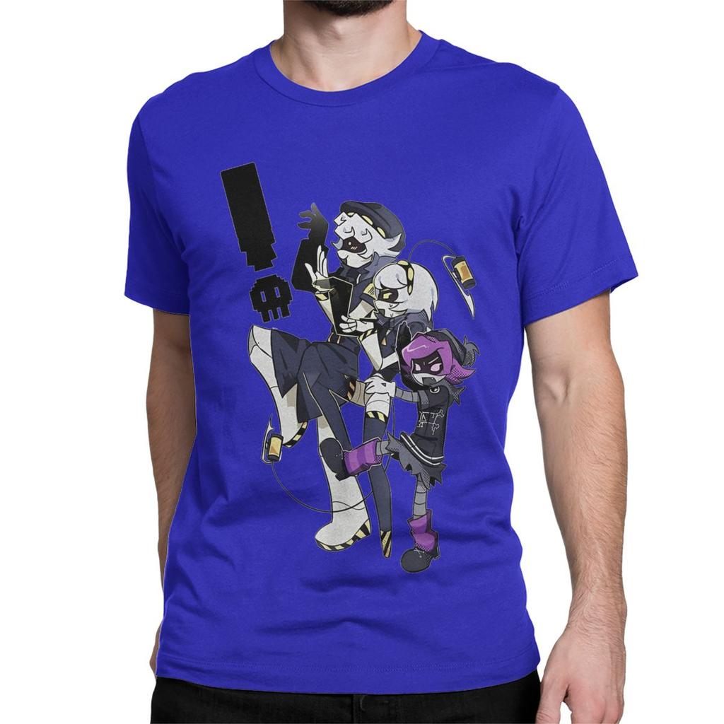 Anime T Shirts Men Women Pure Cotton Casual T-Shirt Round Neck N and Uzi Doorman Tees Short Sleeve Clothes Summer