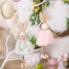Handmade Plush Rabbits Hanging Ornament Party Centerpieces For Home Party Decoration Spring Fall Festival Celebration