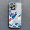 Кит Противоударный Забавный Чехол для Телефона для iPhone 13 12 11 Pro Max Mini 16 15 14 Pro Max Plus X XR XS 7 8 Plus SE2 Задняя Крышка Fundas
