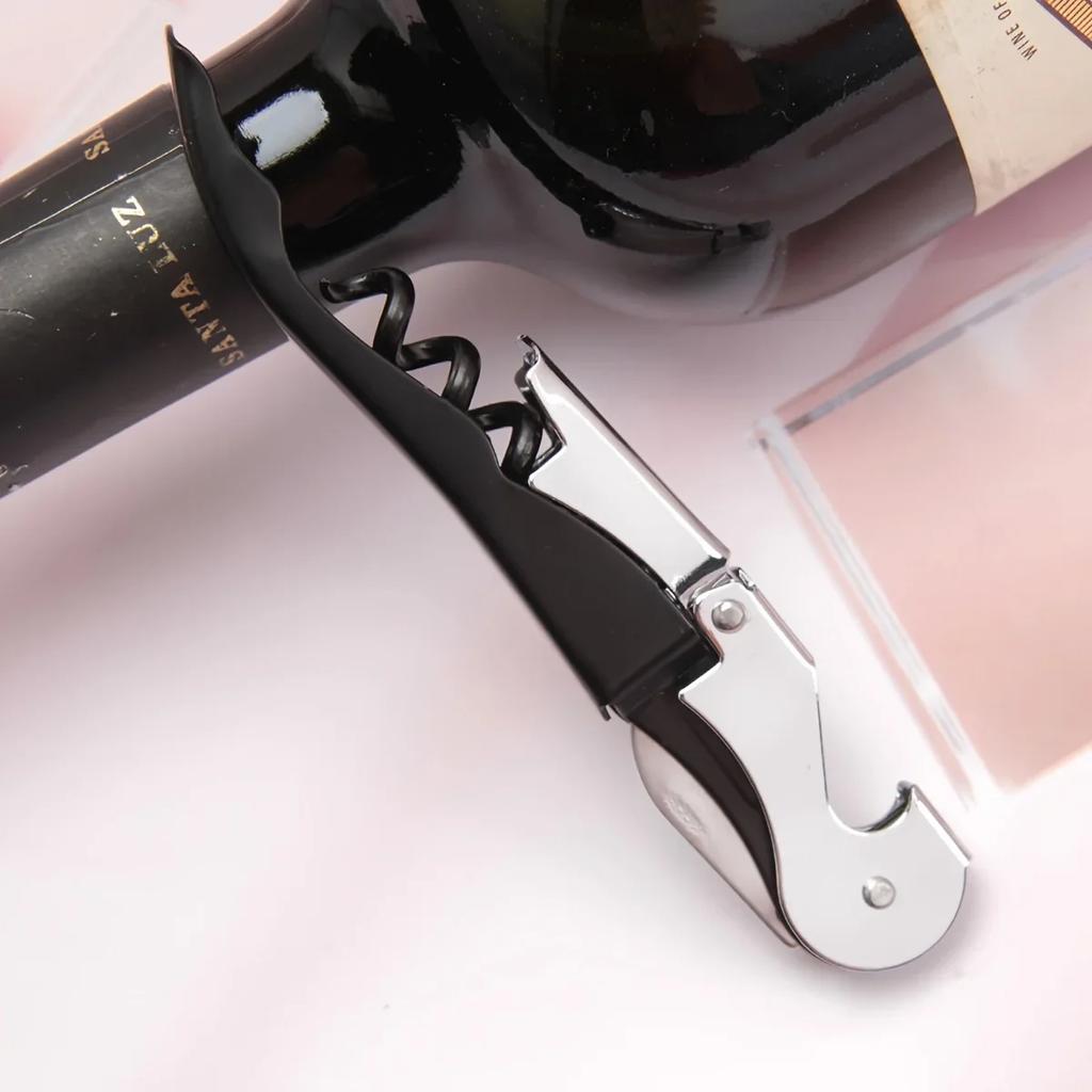 1pc Premium Stainless Steel Wine Bottle Opener Multi-Functional Bottle Openers Wine Cork Screw Corkscrew Beer Cap Remover Bar