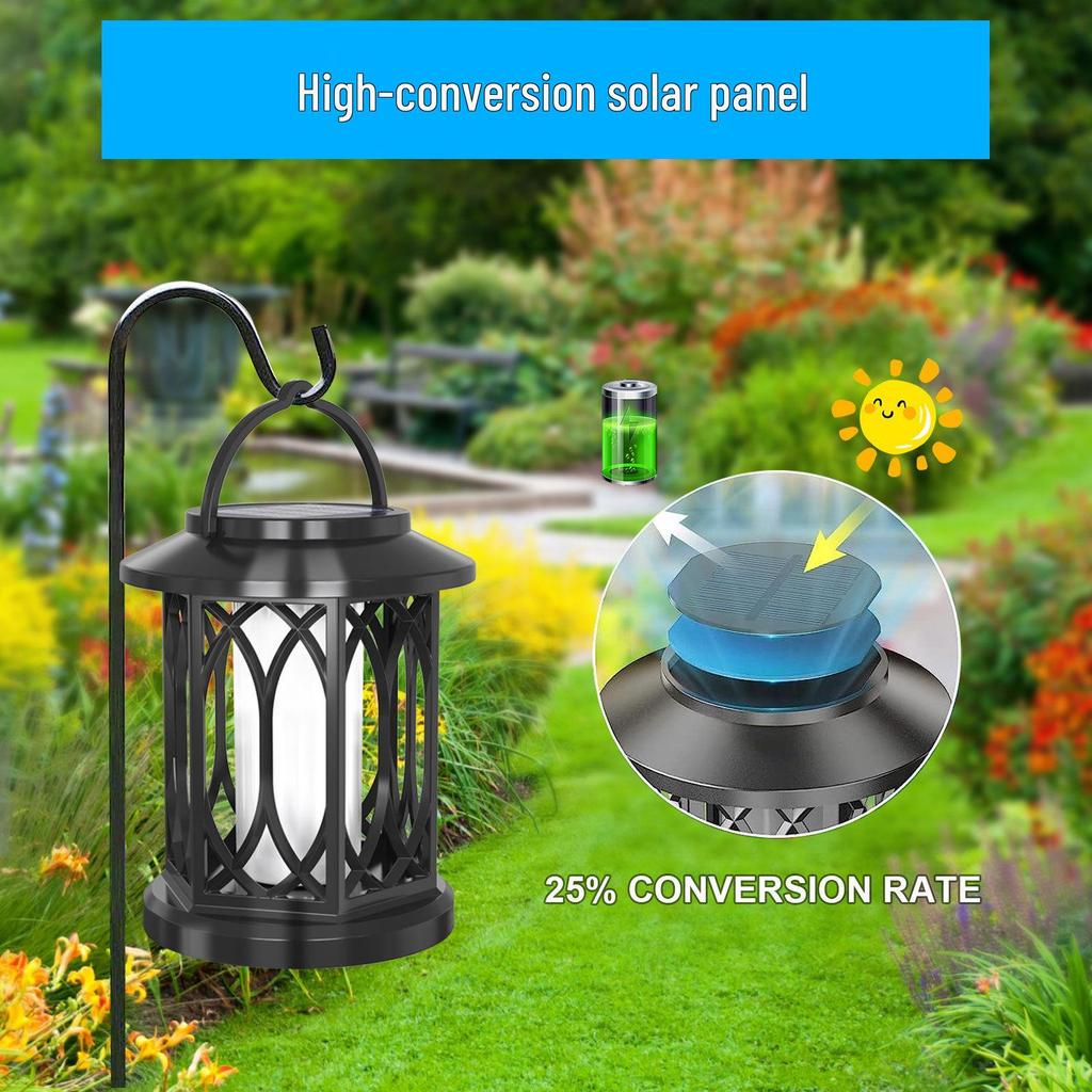 High-Power Solar Flame Lantern for Outdoors – Versatile Street, Courtyard, and Landscape Lighting