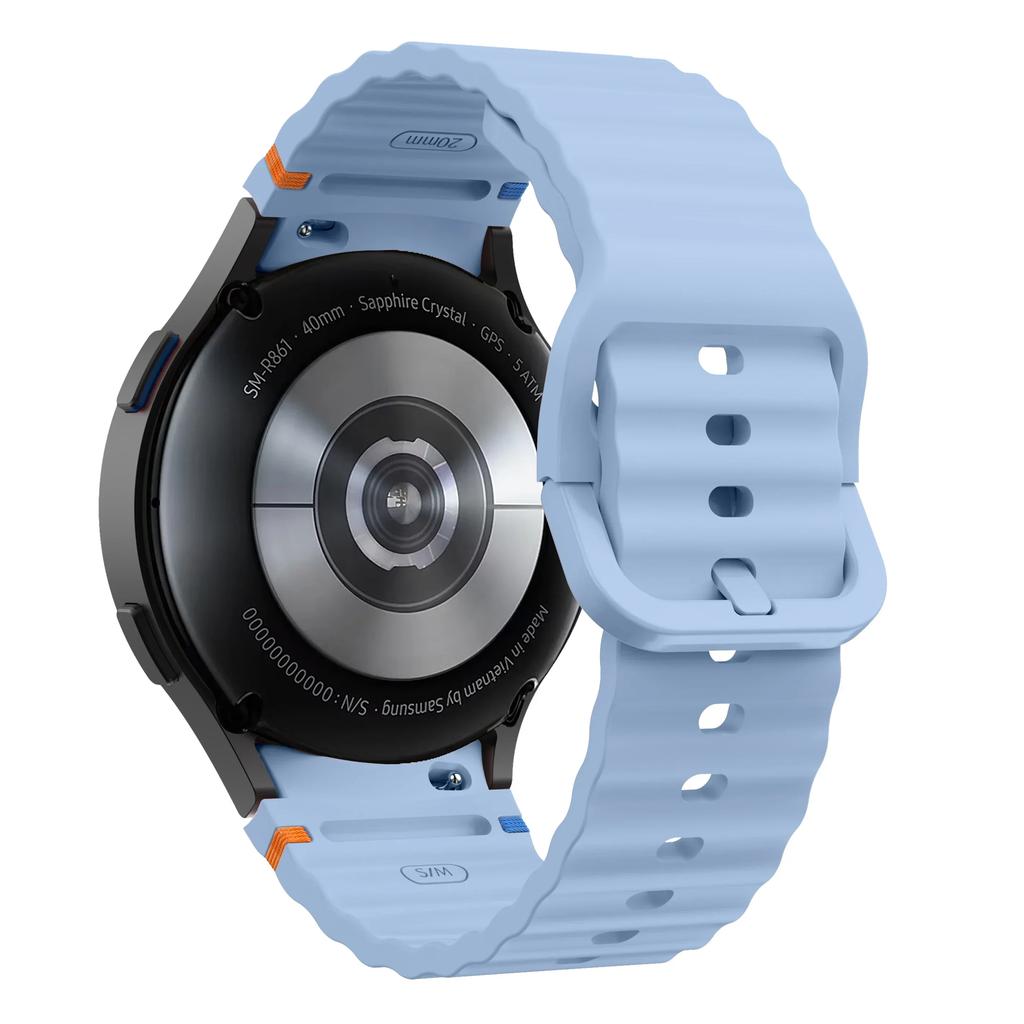 Original Silicone Band for Samsung Galaxy Watch 7 6 5 4 44mm 40mm 5Pro 45mm Bracelet for Galaxy 4/6Classic 42mm 46 43 47mm Strap