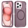 3 в 1 гибридный сверхпрочный бронированный чехол Magsafe для iPhone 16 Pro Max 15 14 13 Plus магнитный беспроводной зарядный чехол Otter Box жесткий бампер чехол