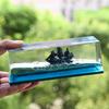 Креативный круизный корабль, бутылка для дрейфа жидкости, украшение рабочего стола, подарок на день рождения, украшение для декомпрессии, песочные часы, автомобильный орнамент, подарок