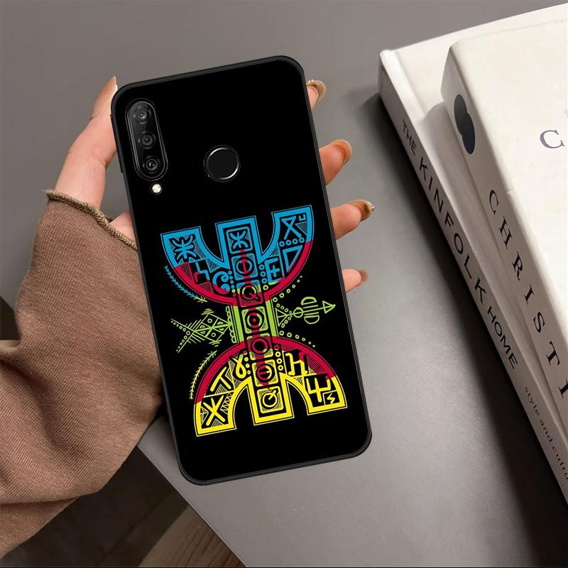 Флаг берберов Амазигов Для Huawei P30 P40 Lite P60 Pro Nova 10 9 SE 7i 8i 11i 12i 12s Y90 Y60 Y70 Y72 Y61 Y91 Чехол