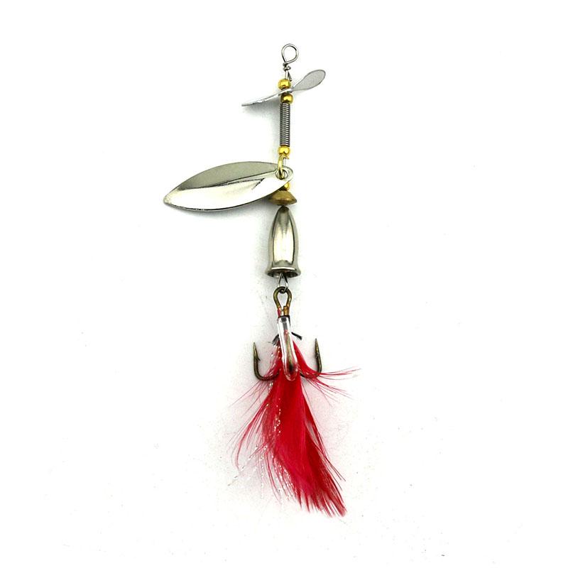 HENGJIA 1 шт., рыболовная приманка, блесна для окуня, щуки, рыболовные снасти