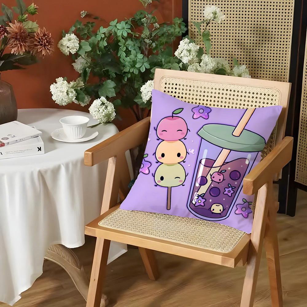Game SStardew Valley Cushion Cover Silky Short Plush Invisible Zipper Dustproof Sofa Pillow Case for Home Decor
