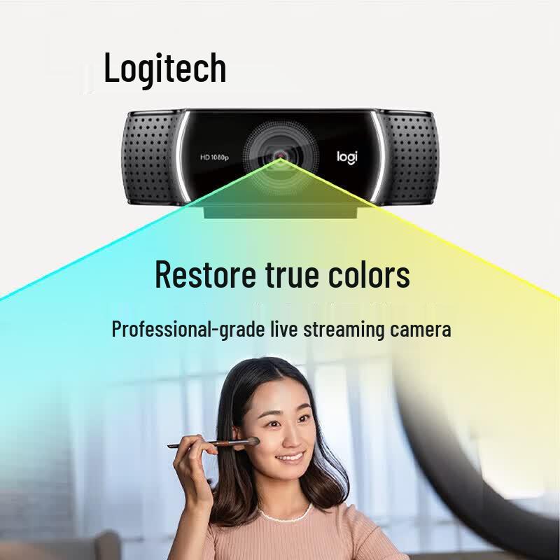 Logitech C922 1080P HD Webcam with Microphone