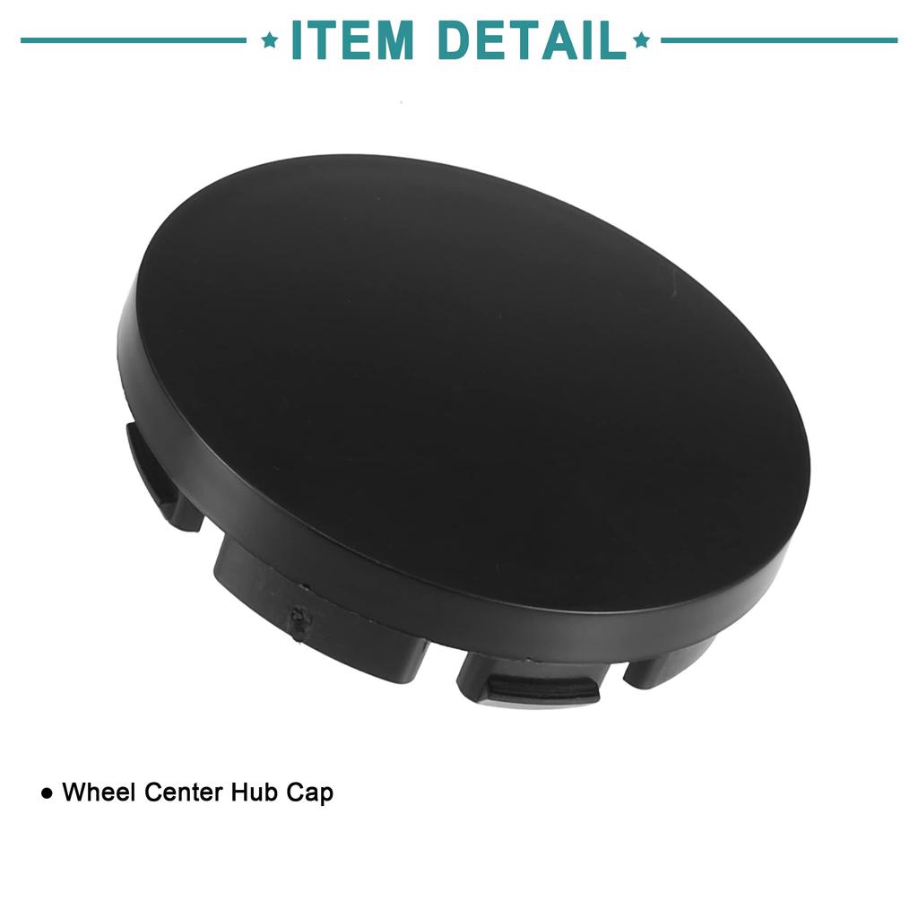 ACROPIX колпак ступицы колеса универсальный диаметр 56 мм 8 зажимов черный 4 шт