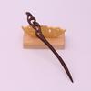 Hair Clasp Ladies Gift Wooden Vintage Ebony Accessories Guajacwood Hairpin