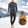 Winter Men Thermal Underwear Warm Soft Cotton Fleece-Lined Warm Panels Long Johns Thermo Clothing Pajamas Set
